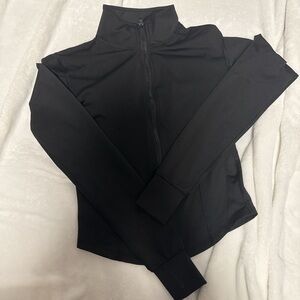 Women's Black Zip-Up Jacket